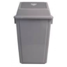 Grey Plastic Bin 42 Litre with Lid